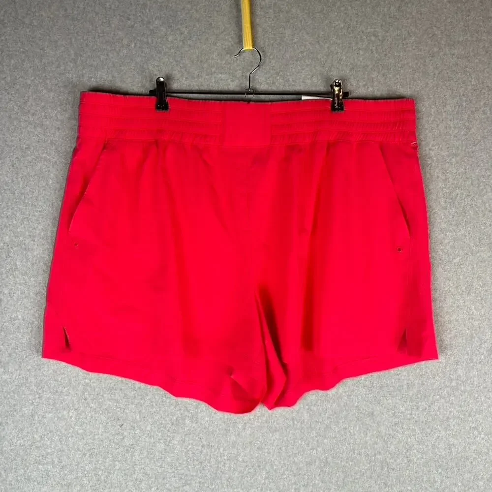 New Old Navy Womans Sz 3X Active High Rise StretchTech Shorts Pink‎ NWT